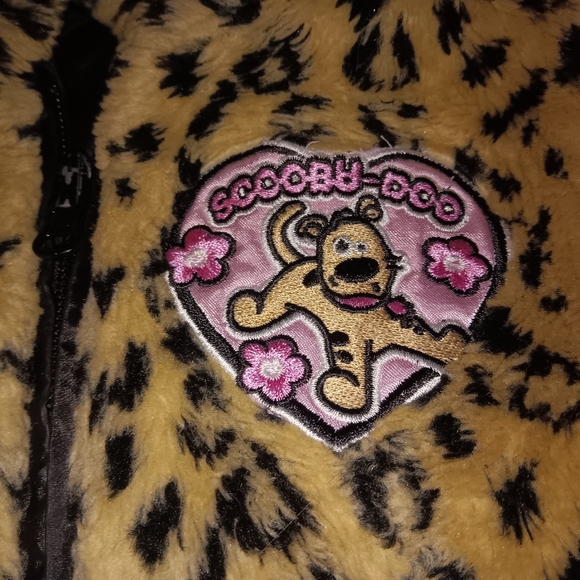 Girls size xsmall 4/5, Scooby Doo leopard print vest - Picture 2 of 5